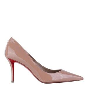 Christian Louboutin Pointed-Toe High Heels With Glossy Finish - NWT